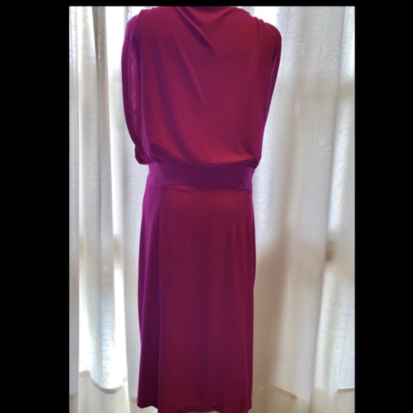 Trendy Fuchsia Midi Dress - Picture 7 of 11